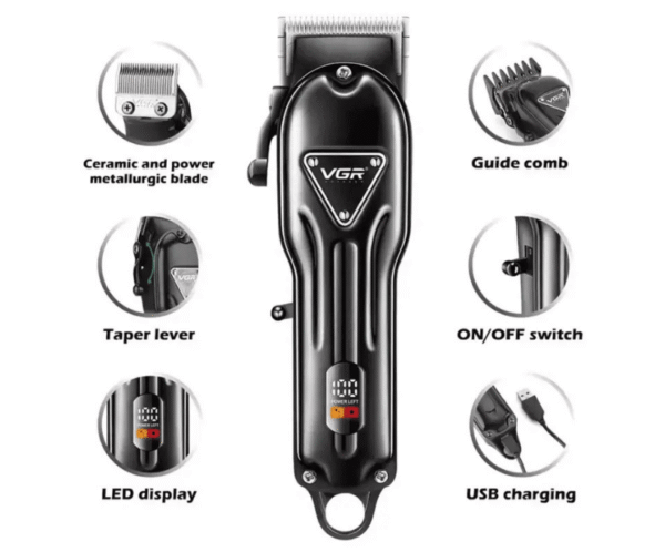VGR V-051 Professional Hair Clipper | Rechargeable Cordless Hair & Beard Trimmer