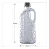 26 Crystal Glass Water Jug with Handle