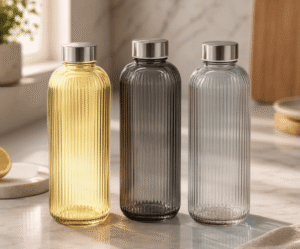 Crystal Glass Water Bottle 1000ML