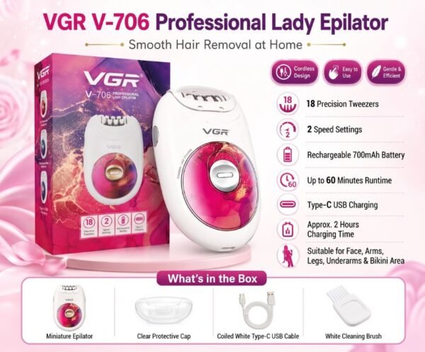 VGR V-706 Professional Lady Epilator