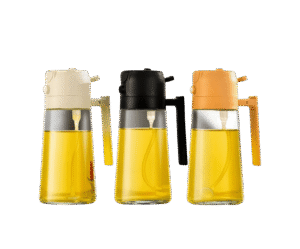2-in-1 Glass Oil Sprayer & Dispenser