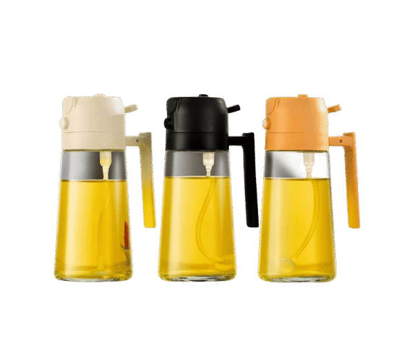 2-in-1 Glass Oil Sprayer & Dispenser