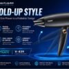 VGR V-439 Foldable Travel Hair Dryer for Women VGR V-439 Foldable Hair Dryer